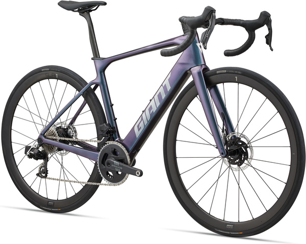 Rower szosowy elektryczny Giant Defy Advanced E+ Elite 0 (2025) | karbonowy | Blue Dragonfly