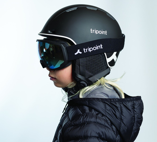 Kask narciarski dziecięcy TRIPOINT 203 Constance MIPS (czarny)