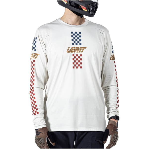 Koszulka z długim rękawem Leatt MTB Enduro 4.0 (biała)