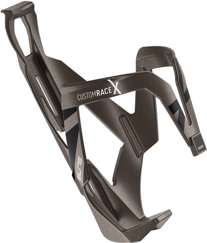 Koszyk bidonu Elite Custom Race X Titanium Metal Black