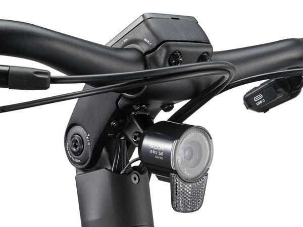 Rower trekkingowy elektryczny Giant AnyTour E+ 1 (2024) Black Diamond
