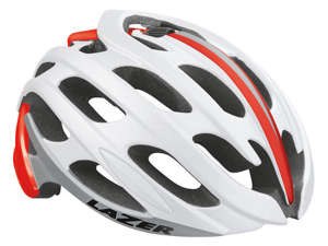 Kask szosowy Lazer Blade (biało-czerwony)