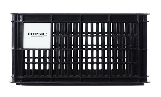 Kosz przedni/tylny na bagażnik BASIL BICYCLE CRATE S, 17.5L, recycled synthetic, black (NEW)