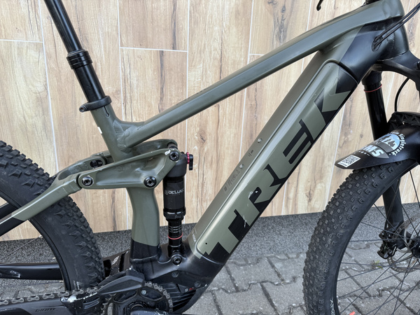 Używany rower elektryczny MTB Trek Rail 9 (2021) zielony
