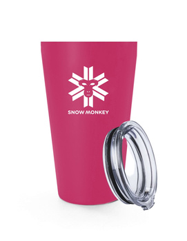 Kubek termiczny Snow Monkey Enjoyer Magenta