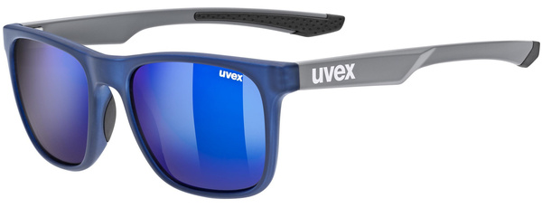 Okulary Uvex LGL 42 (niebiesko-szary mat | niebieskie soczewki mirror S3)