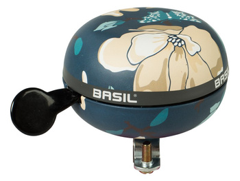 Dzwonek rowerowy BASIL BIG BELL MAGNOLIA 80mm, teal blue (WYPRZEDAŻ -50%)