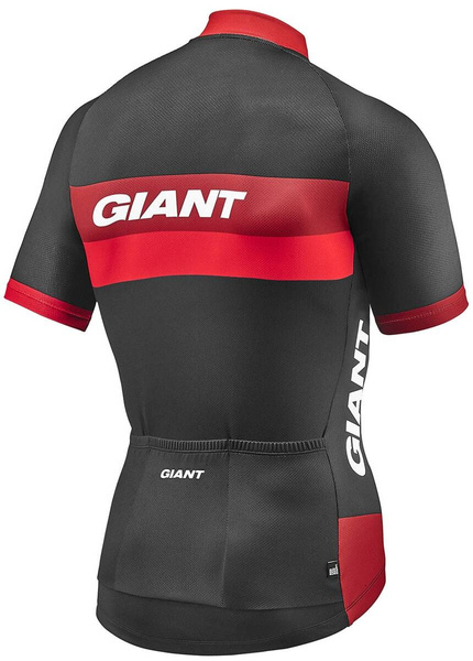 Koszulka z krótkim rękawem Giant Pursue (czarno-czerwona)