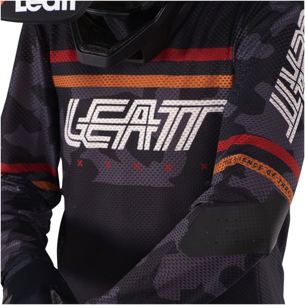 Koszulka dziecięca z długim rękawem Leatt MTB Gravity 4.0 Junior (czarna)