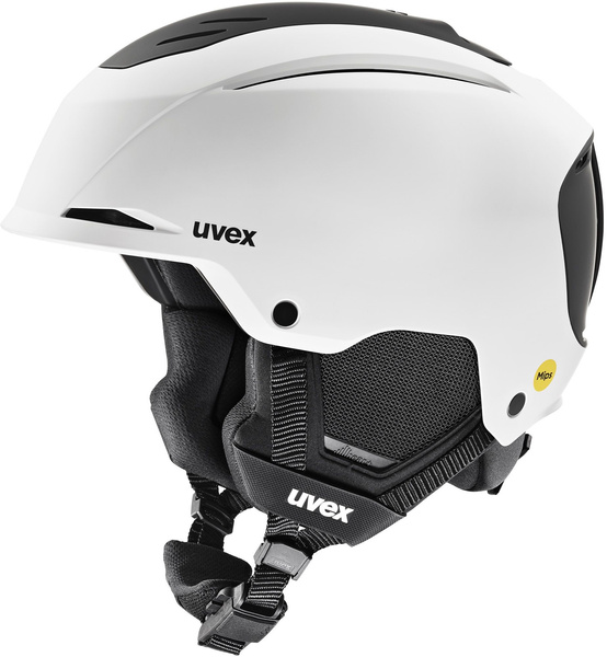 Kask narciarski Uvex Resolution MIPS (biało-czarny)