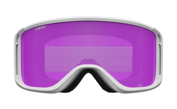 Gogle zimowe GIRO SAGEN WHITE MONOGRAM (soczewka AMBER PINK)