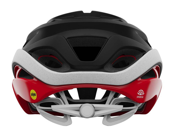 Kask szosowy GIRO HELIOS SPHERICAL MIPS czarno-czerwony
