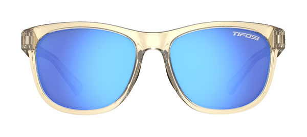 Okulary TIFOSI SWANK (złote; soczewka niebieska 13% transmisji światła)