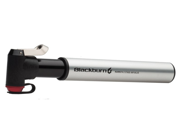 Pompka ręczna BLACKBURN MAMMOTH 2 STAGE ANYVALVE HP HV 120psi (srebrna)