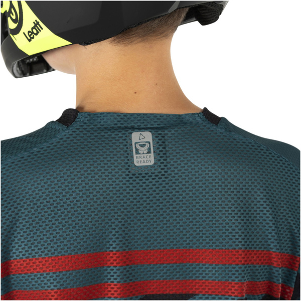 Koszulka dziecięca z długim rękawem Leatt MTB Gravity 4.0 Junior (turkusowa)
