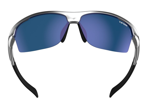 Okulary TIFOSI INTENSE metallic silver (1 szkło Smoke Blue Mirror 15% transmisji światła) (NEW)