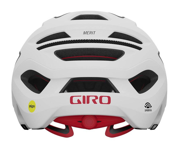 Kask rowerowy MTB GIRO MERIT MIPS SPHERICAL biało-czarny