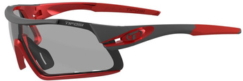 Okulary TIFOSI DAVOS FOTOTEC race red (Okulary TIFOSI DAVOS FOTOTEC race red (1 szkło Smoke FOTOCHROM 47,7%-15,2% transmisja światła)