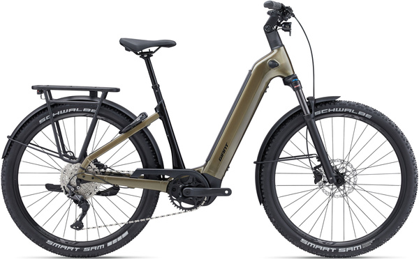 Rower trekkingowy elektryczny Giant AnyTour X E+ 3 (2024) Pyrite Brown