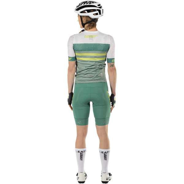 Koszulka damska Leatt MTB Endurance 6.0 (biało-zielona)