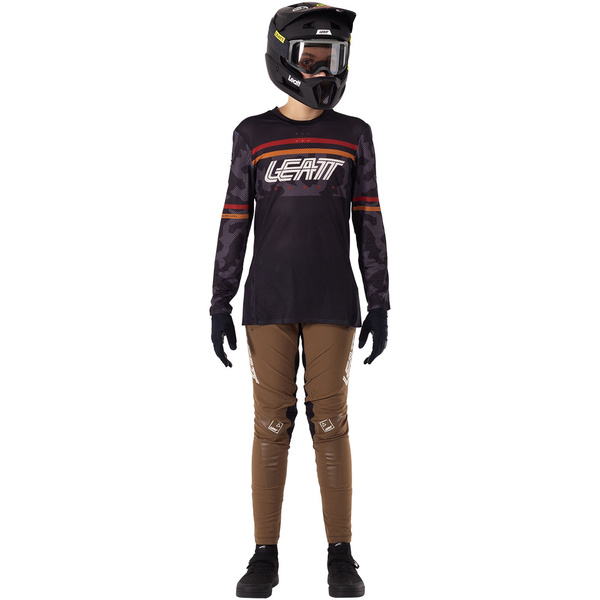 Koszulka dziecięca z długim rękawem Leatt MTB Gravity 4.0 Junior (czarna)