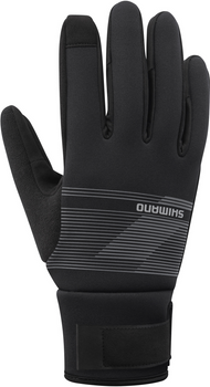 Rękawiczki długie Shimano Windbreak Thermal (czarno-szare)