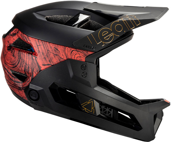 Kask full face Leatt MTB Enduro 3.0 V25 (wypinana szczęka 3w1) Rust