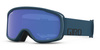 Gogle zimowe GIRO CRUZ BLACK & HARBOR BLUE WORDMARK (soczewka lustrzana kolorowa GREY COBALT)