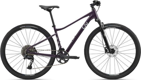 Rower crossowy damski Giant Liv Rove 1 (2025) Tyrian Purple