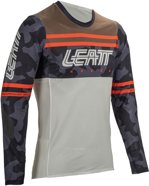 Koszulka z długim rękawem Leatt MTB Gravity 4.0 (biało-czarna)