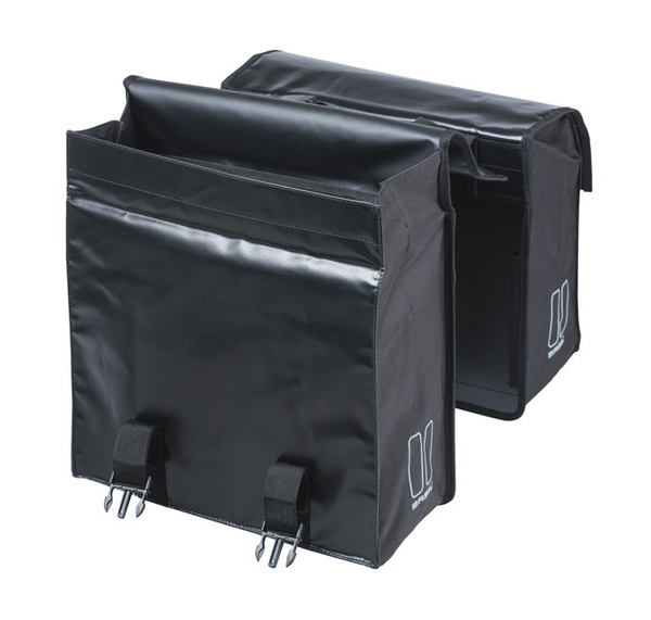 Sakwa na bagażnik podwójna Basil Urban Load + adapter MIK (48-53 litry)