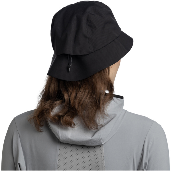 Kapelusz BUFF RAIN BUCKET HAT SOLID BLACK L/XL