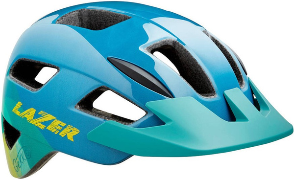 Kask dziecięcy Lazer Gekko Blue Yellow