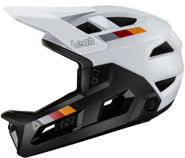 Kask full face Leatt MTB Enduro 2.0 V23 (wypinana szczęka) White