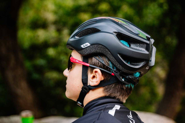 Kask szosowy damski Giant Liv Rev Comp MIPS (granatowo-zielony)
