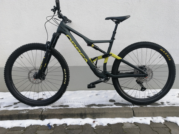 Używany rower MTB Orbea Occam H30 czarno-żółty