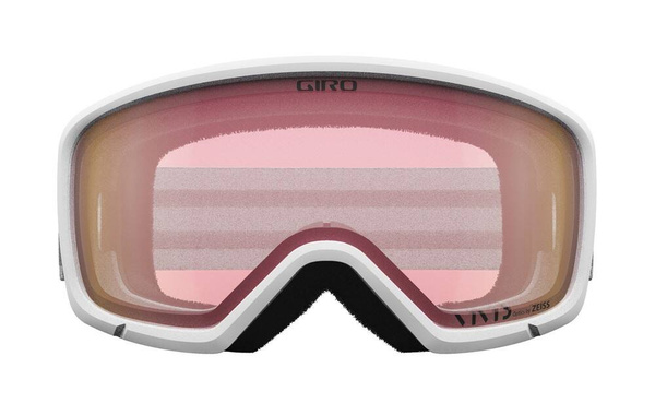 Gogle damskie zimowe GIRO MILLIE WHITE & GREY CHUTE (soczewka VIVID INFARED)