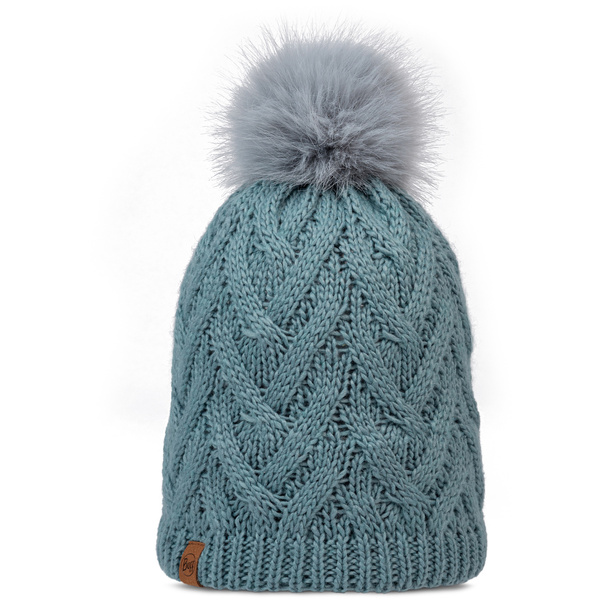 Czapka BUFF KNITTED & FLEECE BAND BEANIE CARYN BLUE GRASS
