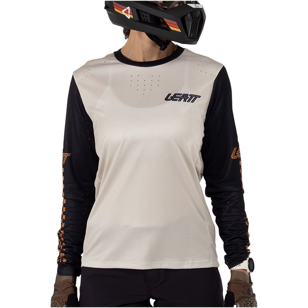 Koszulka damska z długim rękawem Leatt MTB Enduro 4.0 (kremowa)