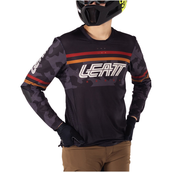 Koszulka dziecięca z długim rękawem Leatt MTB Gravity 4.0 Junior (czarna)