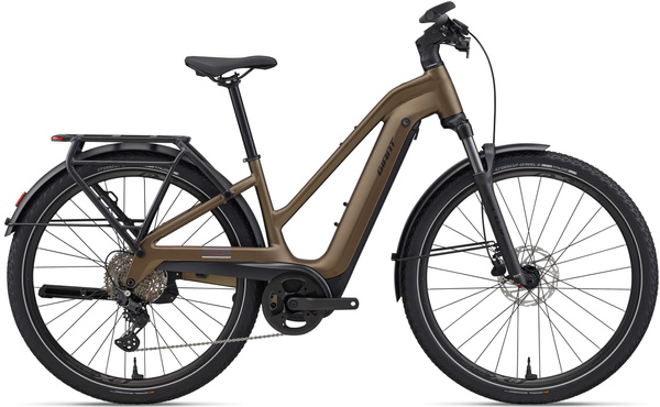 Rower trekkingowy elektryczny Giant Explore E+ 3 STA (2026) Pyrite Brown