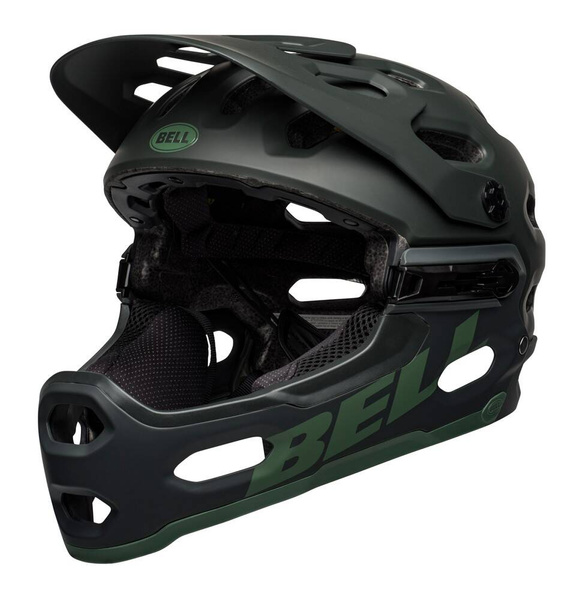 Kask full face BELL SUPER 3R MIPS (zielony mat)