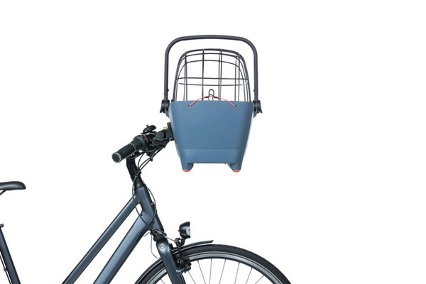 Kosz na kierownicę BASIL BUDDY DOG BICYCLE BASKET FRONT KF 32L, KF System, faded denim (NEW)