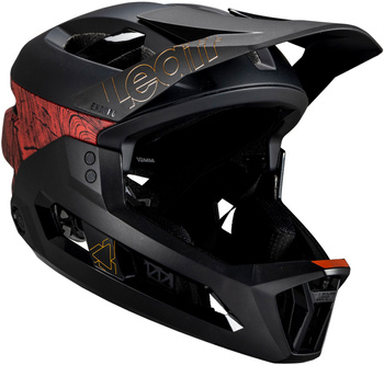 Kask full face Leatt MTB Enduro 3.0 V25 (wypinana szczęka 3w1) Rust