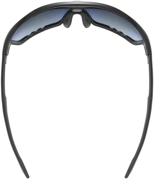 Okulary Uvex Sportstyle 706 (czarne; niebieskie soczewki mirror S3)