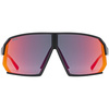 Okulary Uvex Sportstyle 237 Black Matt (czerwone soczewki mirror S2)