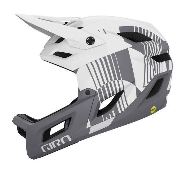 Kask full face GIRO COALITION SPHERICAL (biało-szary)
