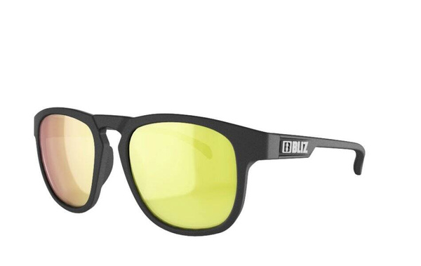 Okulary Bliz Active Ace czarne (różowo-złota soczewka dymiona)