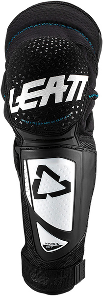 Ochraniacze kolan i piszczeli Leatt 3DF Hybrid EXT (czarno-białe)