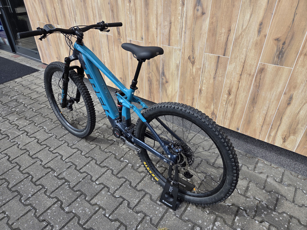 Używany rower elektryczny MTB Trek Rail 9 (2019) niebieski